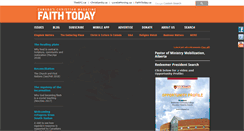 Desktop Screenshot of faithtoday.ca